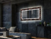 Backlit Decorative Mirror For The Living Room - Jungle #2