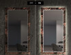 Backlit Decorative Mirror For The Living Room - Jungle #6