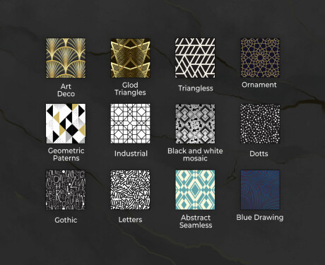 Backlit Decorative Mirror For The Living Room - Dark Wave #8