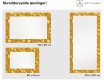 Backlit Decorative Mirror For The Hallway - Gold Triangles #6