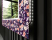 Backlit Decorative Mirror For The Bathroom - Elegant Flowers #9
