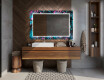 Backlit Decorative Mirror For The Bathroom - Fluo Tropic #10