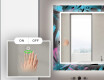 Backlit Decorative Mirror For The Bathroom - Fluo Tropic #4