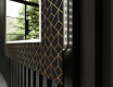 Backlit Decorative Mirror For The Bathroom - Golden Lines #9