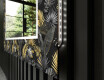Backlit Decorative Mirror For The Bathroom - Goldy Palm #9