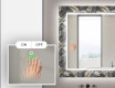 Backlit Decorative Mirror For The Bathroom - Goldy Palm #4