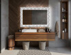 Backlit Decorative Mirror For The Bathroom - Industrial #10