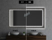Backlit Decorative Mirror For The Bathroom - Microcircuit #6
