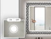 Backlit Decorative Mirror For The Bathroom - Triangless #3