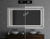 Backlit Decorative Mirror For The Bathroom - Triangless #6
