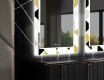 Backlit Decorative Mirror For The Dining Room - Geometric Patterns #9
