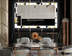 Backlit Decorative Mirror For The Dining Room - Geometric Patterns #10