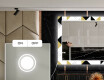 Backlit Decorative Mirror For The Dining Room - Geometric Patterns #3