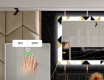 Backlit Decorative Mirror For The Dining Room - Geometric Patterns #4