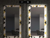 Backlit Decorative Mirror For The Dining Room - Geometric Patterns #6