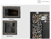 Backlit Decorative Mirror - Natural Stones #2
