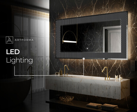 Backlit Decorative Mirror - Modern Masterpiece #9