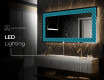 Backlit Decorative Mirror - Blue Harmonies #6