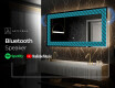 Backlit Decorative Mirror - Blue Harmonies #7