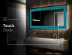 Backlit Decorative Mirror - Blue Harmonies #8