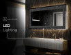 Backlit Decorative Mirror - Dark Elegance #6