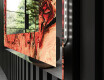 Backlit Decorative Mirror - Fiery Reflections #3