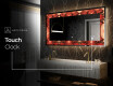 Backlit Decorative Mirror - Fiery Reflections #8