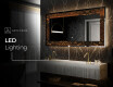 Backlit Decorative Mirror - Amber Shell #6