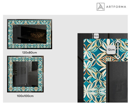 Backlit Decorative Mirror - Floral Elevations #2