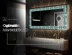 Backlit Decorative Mirror - Floral Elevations #6