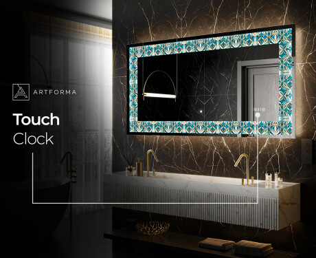 Backlit Decorative Mirror - Floral Elevations #8