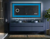Backlit Decorative Mirror - Symmetrical Diamonds #5