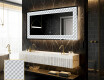 Backlit Decorative Mirror - Inspiring Lines