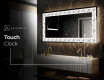 Backlit Decorative Mirror - Dynamic Whirls #8