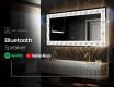 Backlit Decorative Mirror - Dynamic Whirls #9