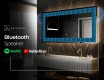 Backlit Decorative Mirror - Whirling Lines #9