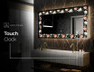 Backlit Decorative Mirror - Plant Rhythms #6