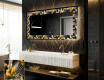 Backlit Decorative Mirror - Floral Symmetries