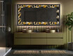 Backlit Decorative Mirror - Floral Symmetries #5