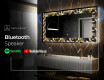 Backlit Decorative Mirror - Floral Symmetries #7