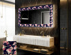 Backlit Decorative Mirror - Floral Layouts