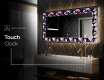 Backlit Decorative Mirror - Floral Layouts #6