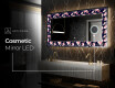 Backlit Decorative Mirror - Floral Layouts #9