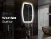 Irregular Mirror LED Lighted decorative design M222 #6