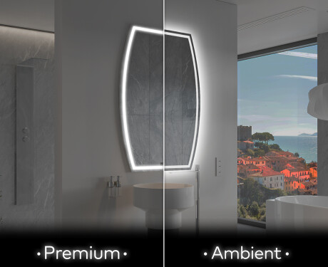 Irregular Mirror LED Lighted decorative design M223