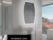 Irregular Mirror LED Lighted decorative design M223 #3