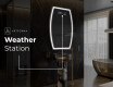 Irregular Mirror LED Lighted decorative design M223 #7
