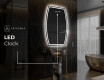 Irregular Mirror LED Lighted decorative design M223 #8
