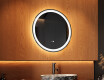 Round Backlit LED Bathroom Mirror 60cm with Dual color, Touch Switch, Demister - L76