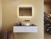 Rectangle bathroom mirror with LED lights 80x60cm with Dual color, Touch Switch, Demister #9